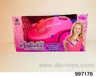 Electric vacuum cleaner in display box