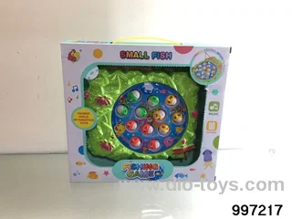 fishing toys set in window box