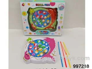 fishing toys set in window box