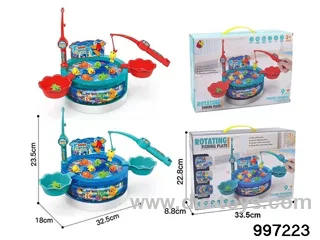 fishing toys set in color box