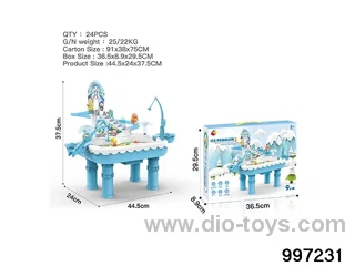 fishing toys set in color box