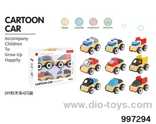 DIY block car in window box