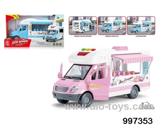 friction ice cream car with light/sound