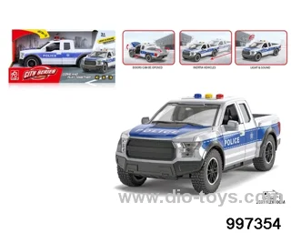 friction police car with light/sound