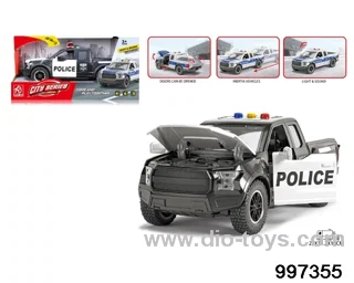 friction police car with light/sound
