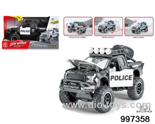 friction police car with light/sound