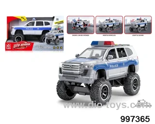 friction police car with light/sound