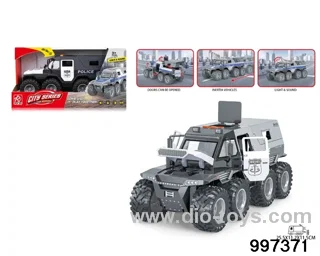 friction police car with light/sound