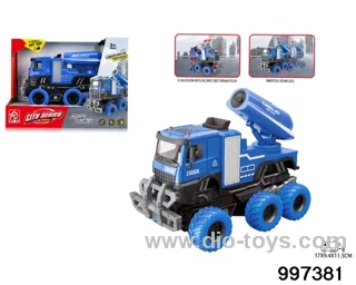 1:32 friction alloy transformer car