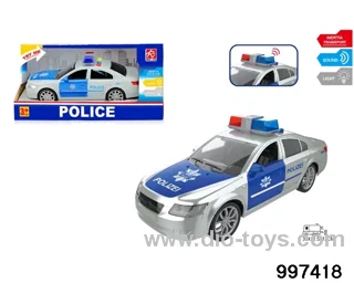 1:12 friction police car with light/sound