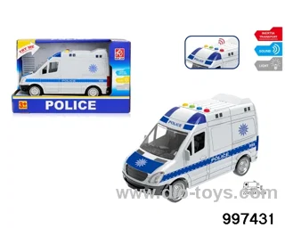 1:16 friction police car with light/sound