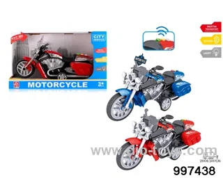 1:16 friction motorcycle with light/sound