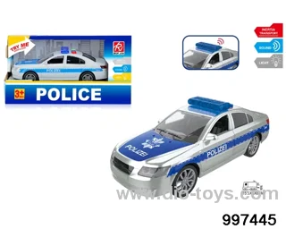 1:32 friction police car with light/sound