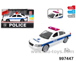 1:32 friction police car with light/sound