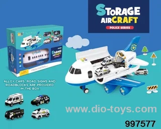 large-sized storage inertial airplane with sound and colorful flashing lights