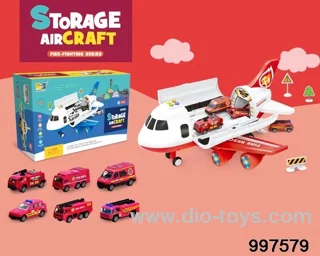 large-sized storage inertial airplane with sound and colorful flashing lights