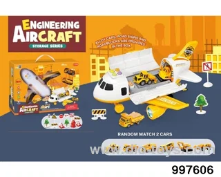 small-sized inertial storage airplane with sound and colorful lights