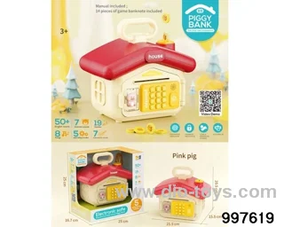 Educational Interactive Piggy Bank/Electronic safe