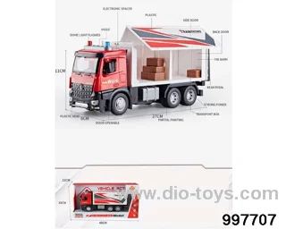 friction container truck