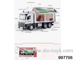 friction container truck