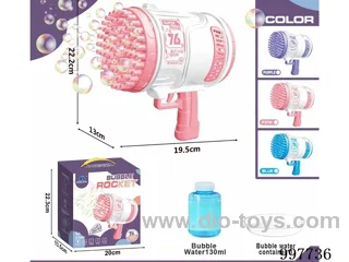 76 holes bubble gun