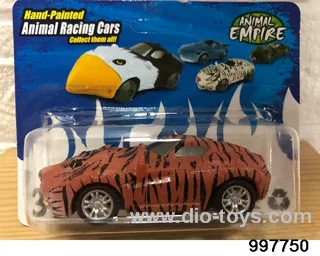 Inertia/resilience animal sports car - Bengal Tiger in Blister card