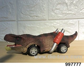 Dinosaur return sports car - Tyrannosaurus rex in opp bag