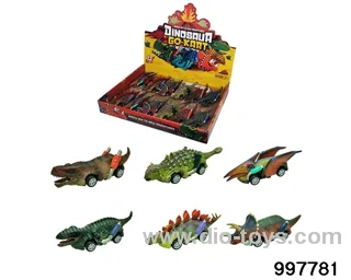 Dinosaur return sports car 12 sets in display box