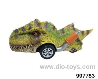 Dinosaur return sports car - Tyrannosaurus rex in opp bag