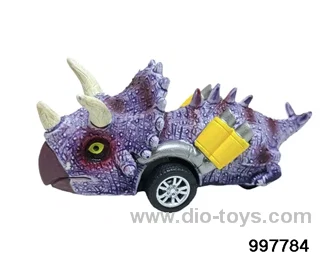 Dinosaur return sports car - Triceratops in opp bag