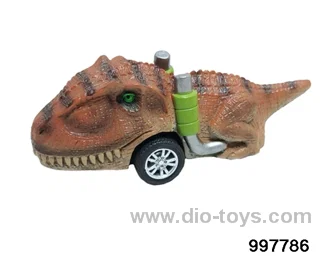 Dinosaur return sports car - Yongchuan Dragon in opp bag