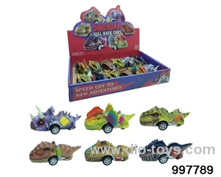 Dinosaur return sports car 12 sets in display box