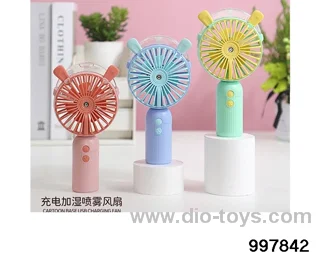 Cute Rabbit Hand held spray Fan in color box