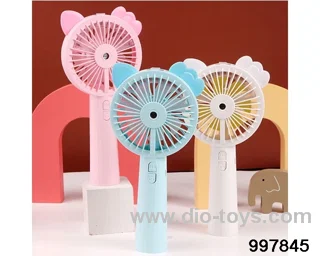 Cartoon KT water replenisher spray fan in color box