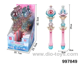 6pcs magic wand with light/music