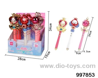 9pcs magic wand with light/music