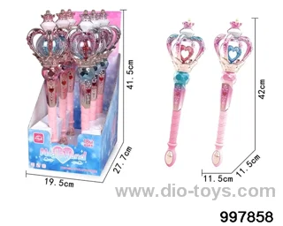 6pcs magic wand with light/music