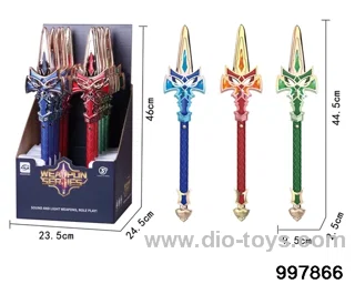 10pcs Weapon Play Set with Light & Sound