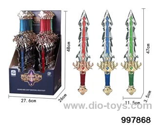 10pcs Weapon Play Set with Light & Sound