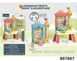 Little dinosaur ball catcher in Hand box