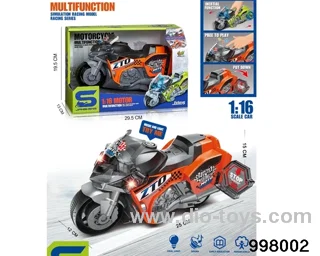 free wheel motorcycle with light/sound
