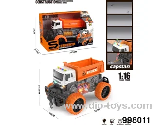 1:16 friction truck with light/music