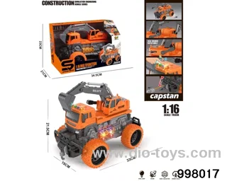 1:16 friction truck with light/music