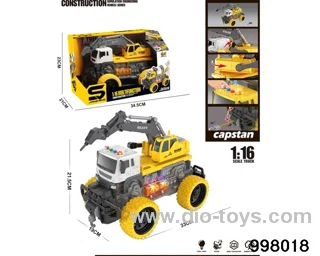 1:16 friction truck with light/music