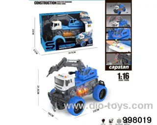 1:16 friction truck with light/music