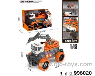 1:16 friction truck with light/music