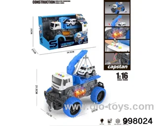 1:16 friction truck with light/music