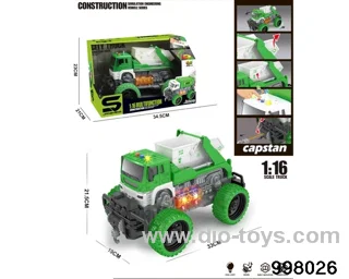 1:16 friction truck with light/music