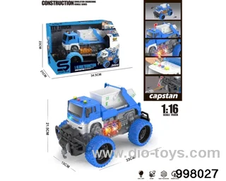 1:16 friction truck with light/music