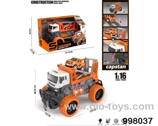 1:16 friction truck with light/music